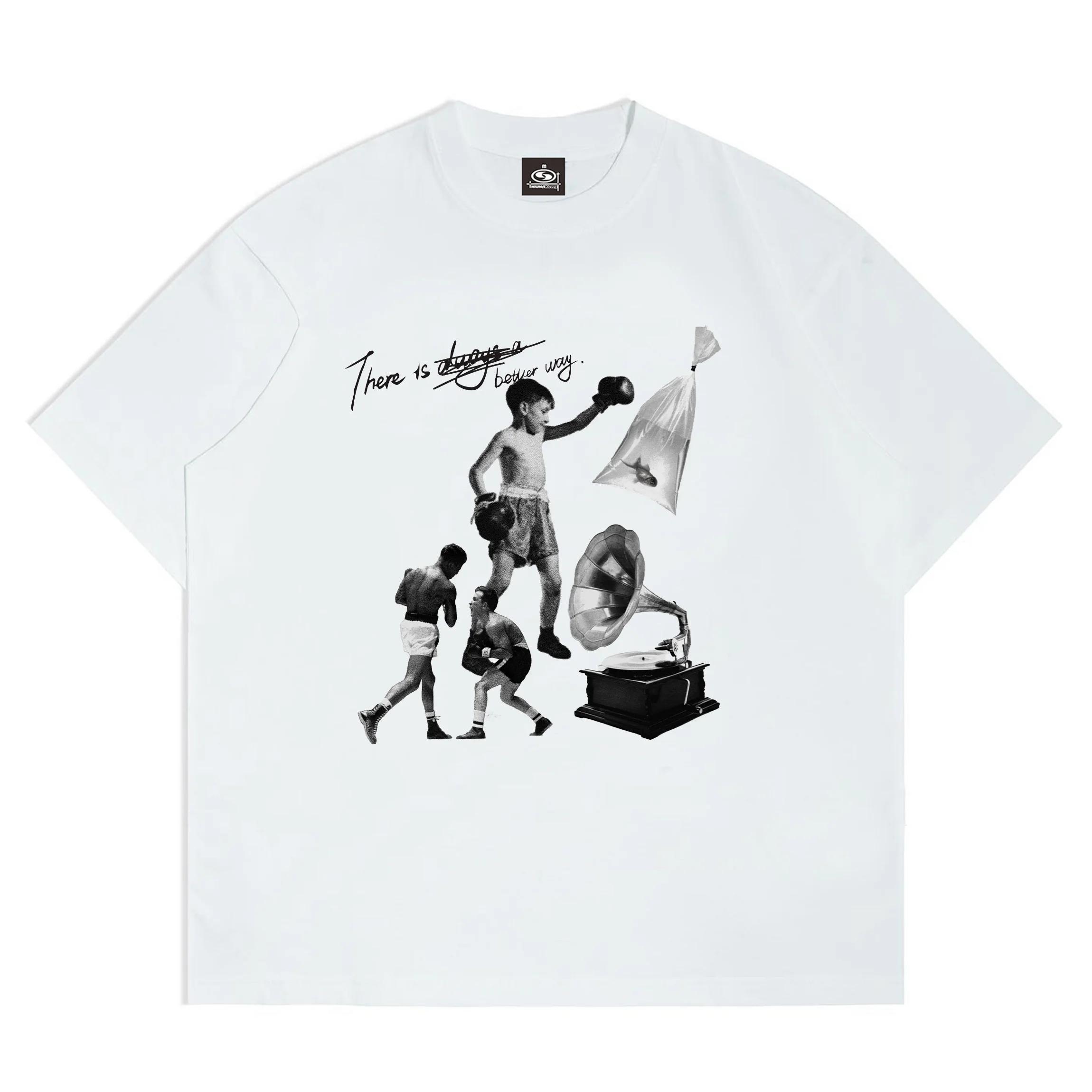 

American Direct Injection Print Casual Trendy Sporty Pure Cotton Summer Short Sleeve Loose Fit Graphic T Shirts Women Clothing 4XL