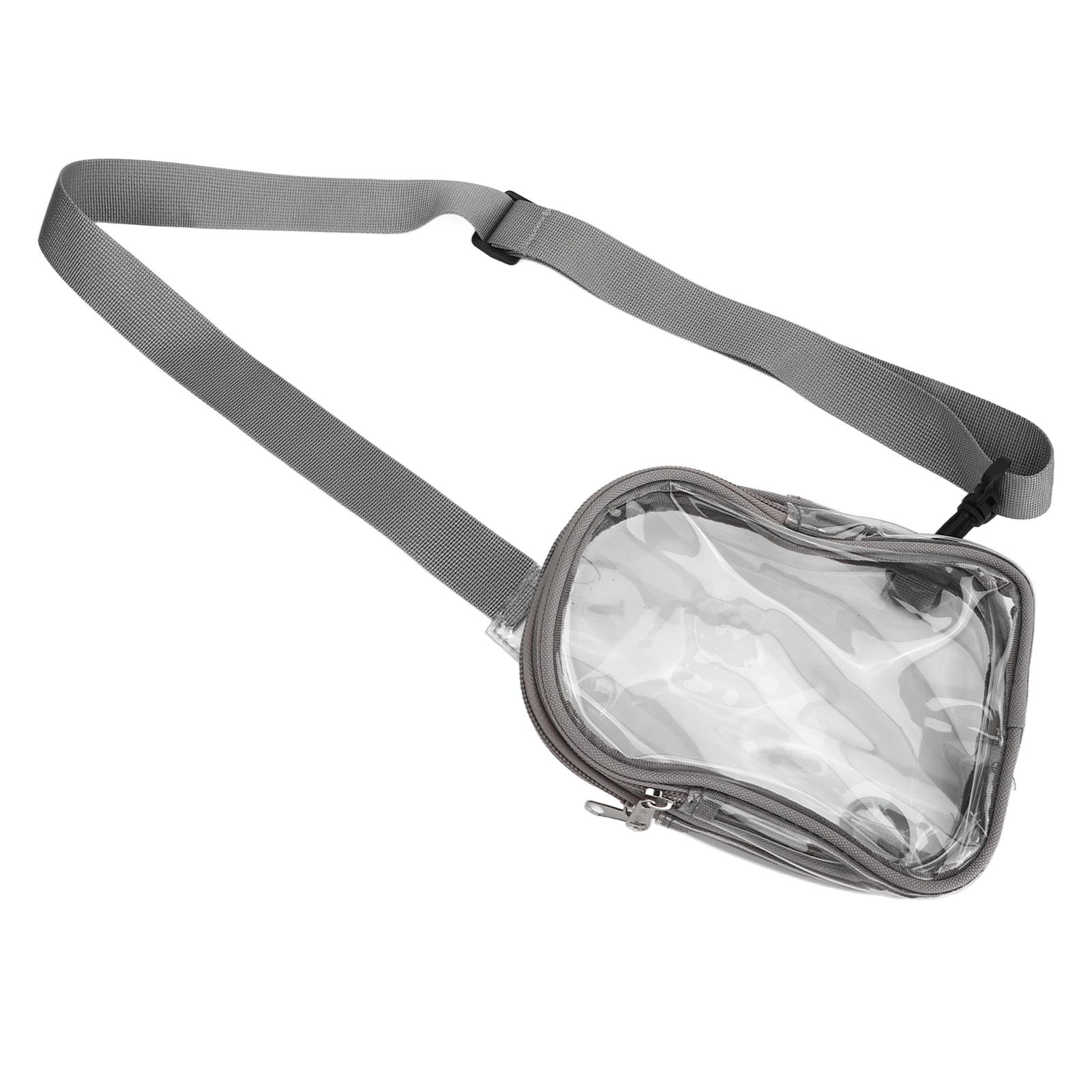 Transparent Shoulder Bag Fashion Large Capacity Waterproof Clear PVC Shoulder Bag for Daily Work Travel Beach 890₽