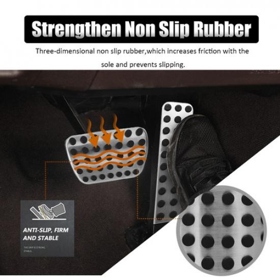 For Mercedes Benz W124 W202 W203 W140 W208 Gas Brake Clutch Pedals Pad Cover