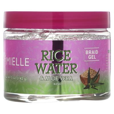 Mielle, Mélange Eau de Riz et Aloe Vera, Gel pour Tresses, 5 oz (142g)