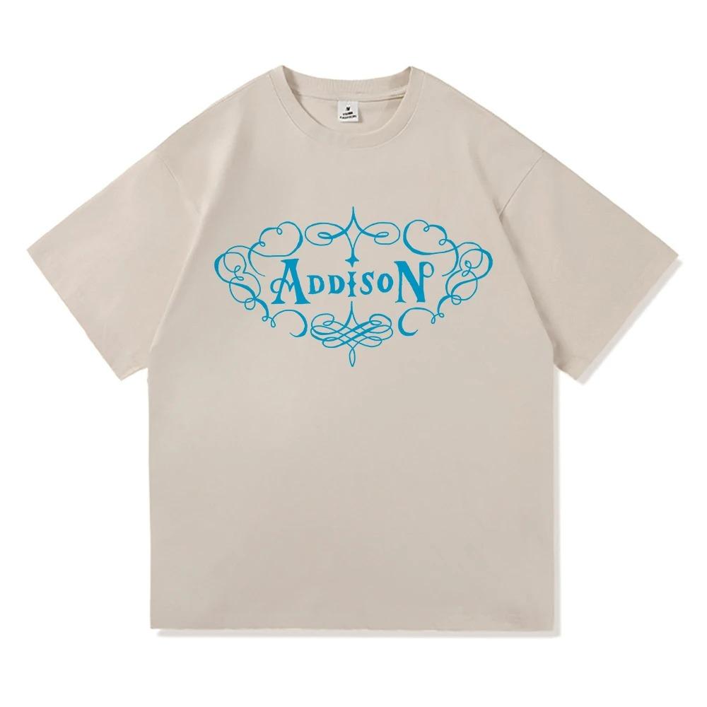Addison Rae AddisonT Graphic Tee 2025 New Album Merch Vintage Harajuku Style Unisex Premium Cotton Women And Men Tshirts