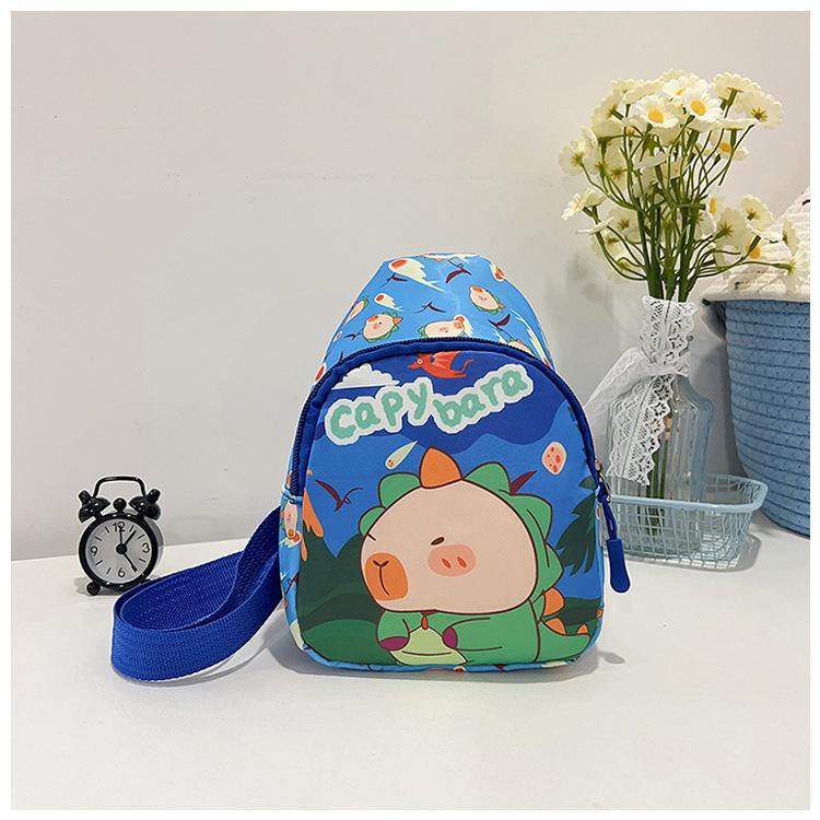 Cartoon Children's Breast Bag 2025 New Casual Change Bag Boys and Girls Outdoor Trendy Messenger Bag