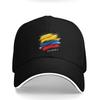 Men and Women Casual Summer COLOMBIA a Sport Outdoor Hat with the Flag of Colombia On It a Truck Drivers Hat