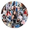 50pcs ITZY Graffiti Stickers - Korean Girl Group Decor for Water Bottles, Phone Cases, and Laptops