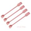 4Pcs Silicone Spatula Heat Resistant Long Handle Dual-Ended Scraper with Spoon Jam Spatulas Kitchen Gadget Kitchen Accessories