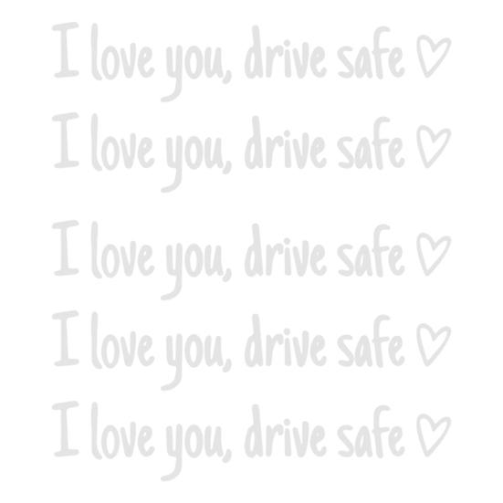 

Car Sticker I Love You Drive Safe Heart-Shaped Car Decals for Window Rearview Windshield Bumper Vinyl Tumbler Sticker Funny Automotive Decor 5pcs белый