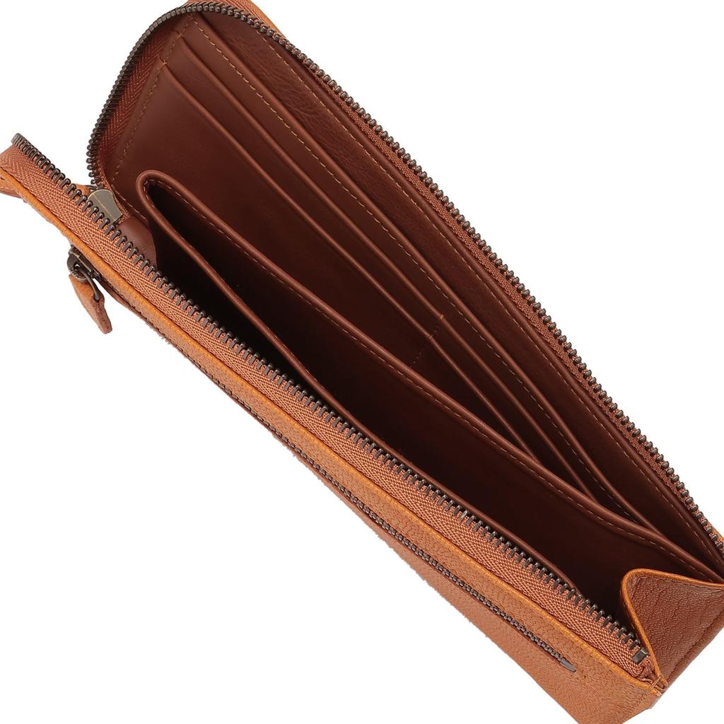 [Genten] Goat Basic L Zipper Long Wallet