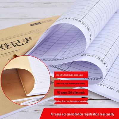 Hotel & Guesthouse Registration Book: Traveler Check-in & Customer Record Form