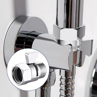 G1/2 Shower Head Shut Off Valve Female Male Water Shut-Off  Handheld Shower Head