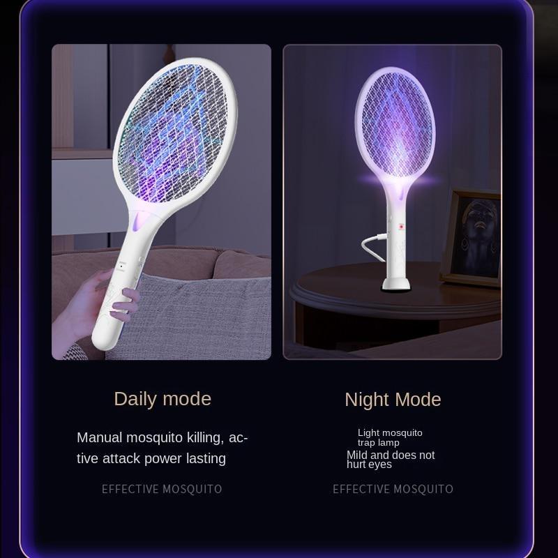 Rachetă electrică Reîncărcabilă de uz casnic pentru controlul țânțarilor și a muștelor Capcană automată pentru țânțari și control al muștelor două într-unul