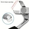 Professional Grade Concave Stainless Steel Nail Clippers For Thick Nails And Ingrown Toenails Sharp Curved Blade For Easy Trim