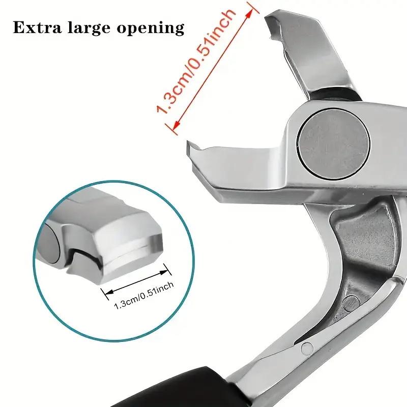 Professional Grade Concave Stainless Steel Nail Clippers For Thick Nails And Ingrown Toenails Sharp Curved Blade For Easy Trim