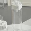 1pcs Portable Water Cup Sports Fitness Large Capacity Plastic Cup Transparent Cup Outdoor Travel Office Essential Water Bottle