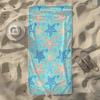 Pastel Starfish Seashell Beach Towel,Soft Quick-Drying, Perfect For Portable Outdoor Travel, Swimming, Camping And Summer Beach
