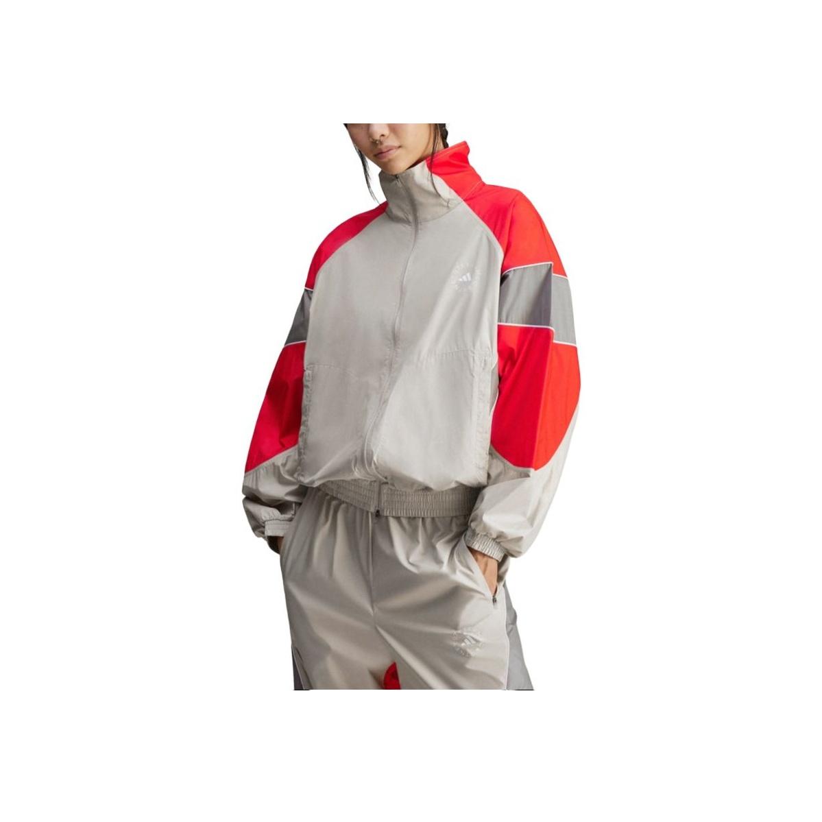 

Adidas X Stella McCartney Collaboration Casual Sports Series Fashion Minimalist Свободная куртка с длинным рукавом Женская куртка Desert-Yellow JI5133 XS