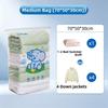 No-Pump Vacuum Storage Bag Antibacterial PA+PE Material Quilt Storage Bag Vertical Design Thickened Clothes Package Bag Home Use