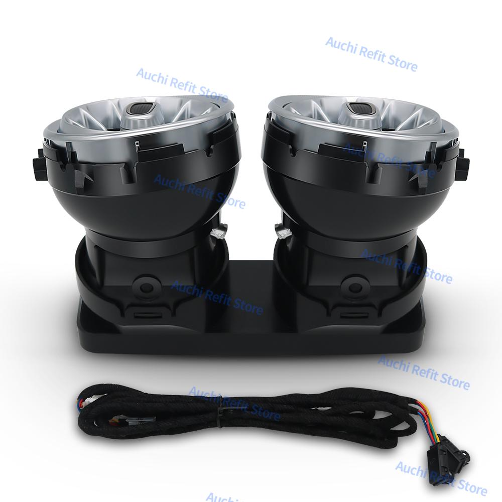 64 Colour Rear LED Air Vent For Mercedes Benz E-Coupe CLS G-Class W238 W434 C257 Back Turbine Air Outlet Nozzle Decorative Light