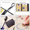 Basketball Coaching Board 2.5 Folds Foldable Strategy Teaching Clipboard with Dry Erase and Marker Pen
