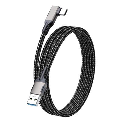 POTRRCIUSUER 5m Right Angle To USB Gen 10Gbps Data 60W PD Fast Charging for and Game Gundam Color USB-C Cable, USB-A Type-C, 3.1 2, High-Speed