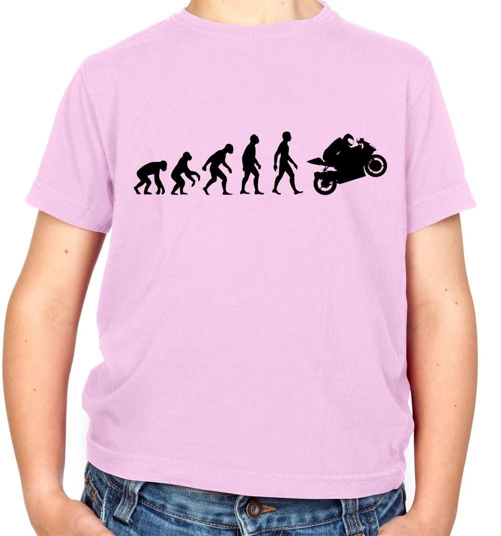 

Evolution of Man Superbike - Kids T-Shirt - Super Bike Biking Motorcyle Ride 110