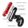 Road Bike Cycling Safety Warning Lamp Rechargeable Bike Tail Light Mountain Bike Rear Lights Cycling Safety Warning Lamp