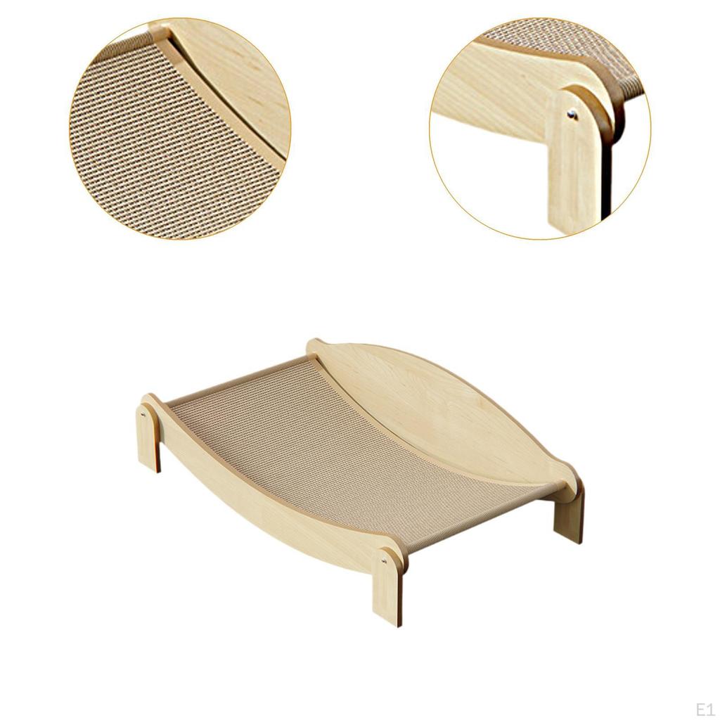 Scratching Lounge Bed Cat Hammock Nest for Indoor Cats Pet Furniture Sleeping