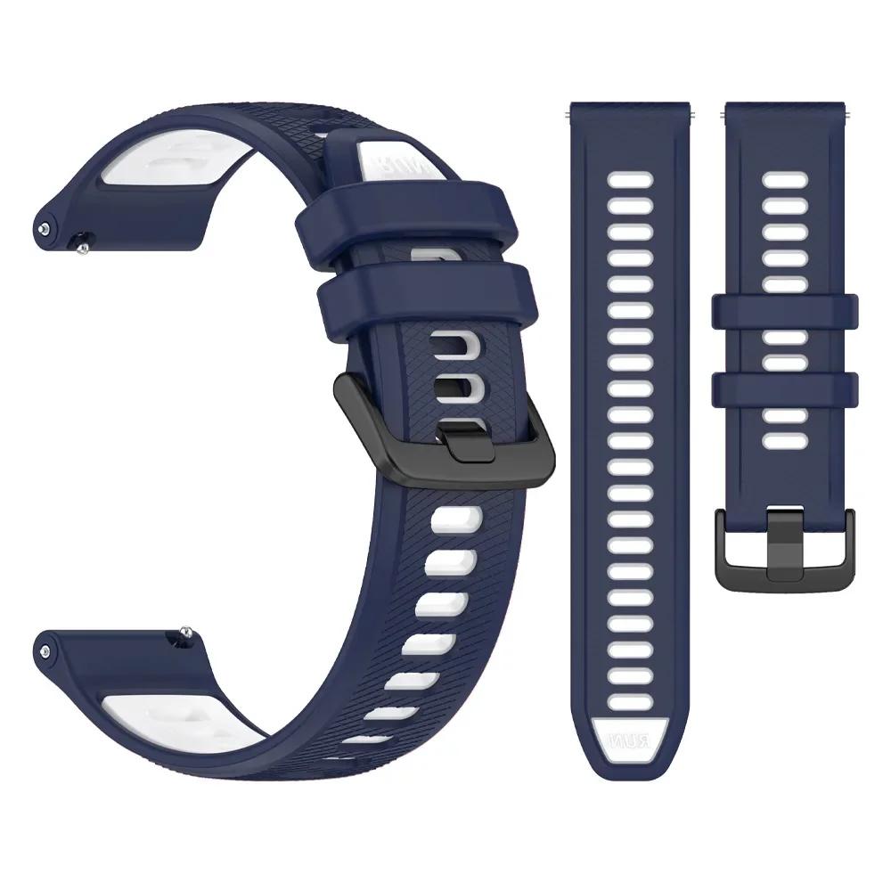 Bracelet Universel en Silicone 20mm 22mm Pour Garmin/HUAWEI/Samsung/Amazfit/Xiaomi/Redmi Bracelet de Montre Pour Hommes et Femmes Bracelet de Montre Correa