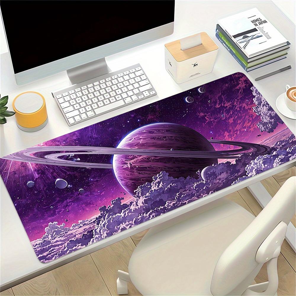 Large Multi-Size Non-Slip Rubber Base Cosmic, Nebula, Planetary Mouse Pad, Stitched Edges Keyboard Desk Mat for School, Office, Home, Gift f