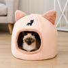 Cartoon Design Warm Pumpkin Cat Bed Closed Four Seasons Pet Castle House Comfort Cat Condo For Pet Within 12KG/27LB