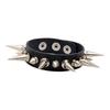 Punk Rock Street Snap Fashion Punk Metal Rivet Bracelet Wide Leather Stud Spike Bracelet
