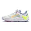 Li Ning Lightweight High Resilience Quick Easy On Off Casual Shoes Kids Shoes Standard-White Snow-Purple YKCU044-2