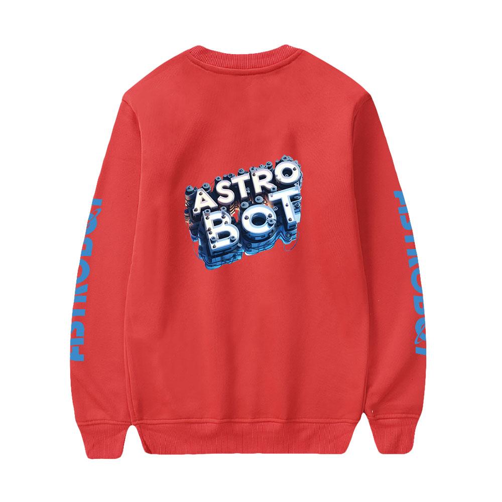 Astro Bot Oversized Hoodie Women Men O-neck Long Sleeve Crewneck Sweatshirt Casual Tracksuit Funny Clothes