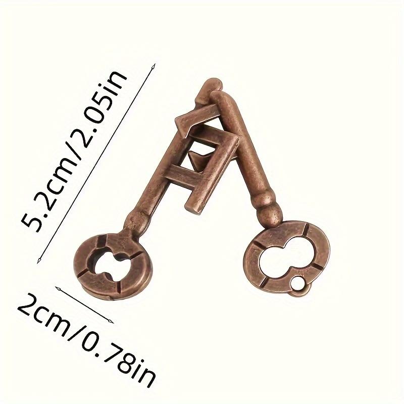 

Цинковый сплав Алмазный замок Минг - Волшебная головоломка-навесной замок, Не требует электричества Умный замок с ключом - Украшение для вечеринок и мероприятий Металлический дизайн