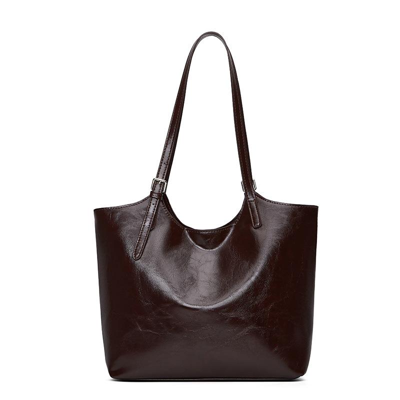 

Retro large-capacity bag women s bag new trendy versatile tote bag fashionable shoulder work commuter bag