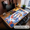 Fish Ocean Theme Custom Mouse Pad Personalized With Name Text Customized Desk Mat For Office Home Decor