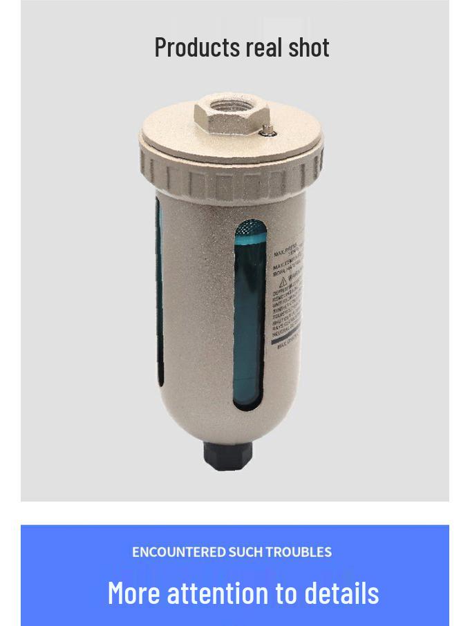 SMC Typ 402 Filtr vzduchového kompresoru a odlučovač oleje a vody s automatickým vypouštěním (AD402-04)