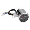 65mm Speedometer Mechanical Waterproof UV Protection LED Light Motorcycle Odometer with Indicator