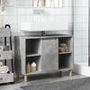 Bathroom Cabinet Concrete Grey 80x33x60 Cm Engineered Wood