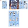 Kerst Raamstickers Pvc Statische Stickers Set Voor Vakantie Scène Decoraties