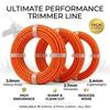 2.4mm 2.7mm 3mm Diameter Grass Trimmer Rope Nylon Material Brush Cutter Line  Professional Use
