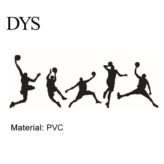 Play Basketball Man Wall Decal Bedroom DIY Removable PVC Sticker Mural Decor