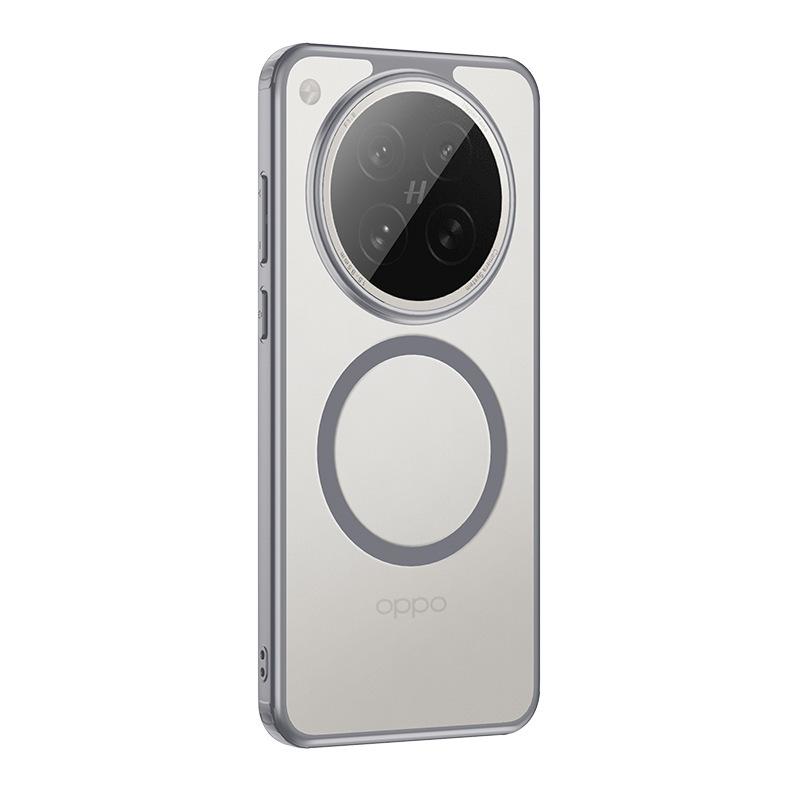 Applicable To Oppo x1SPRO Matte Magnetic Suction FindX1ultra Mobile Phone Case Transparent Magnetic Airbag FindX1S +