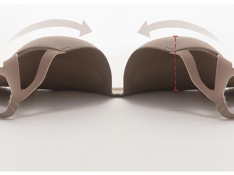 Women's Push-Up Wire-Free Seamless Bra & Panty Set: Anti-Sag Side Support, Enhances Smaller Busts, Japanese Style.