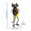 2 Pieces Musical Cat Figurine Creative Musician Sculpture Modern Jazz Figurines for