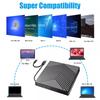 5-In-1 Usb 3.0 Type-C External Dvd Rw Cd Drive Burner Reader Player Optical Drive External For Pc Laptop Windows 11 10