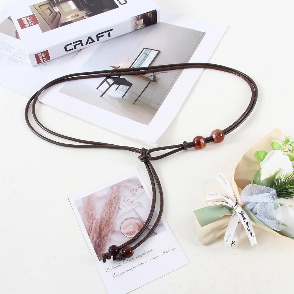 Luxury Design Adjustable Slim Belt for Women Decorative Dress Sweater Coat Matching
