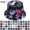 2026 Evropský Retro Oboustranný Klobouk Bucket Hat na Ochranu Před Sluncem pro Muže a Ženy - Jaro/Léto