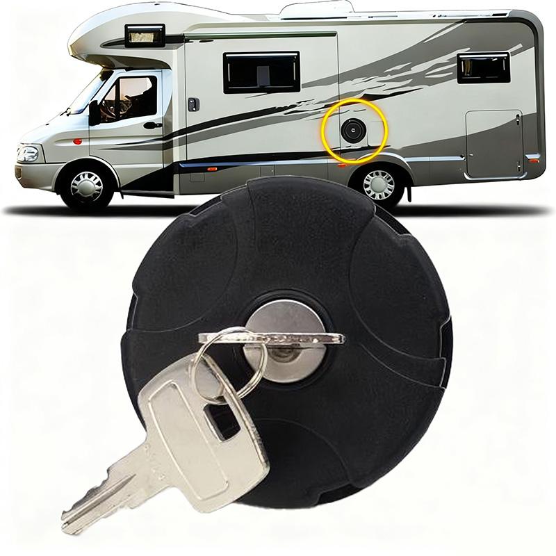 For Fiamma RV Locking Water Filler Cap & Keys Replacement Parts Caravan Motorhome Accessories 98658-001