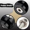 Heavy Duty Side Box Base Pad Aluminum Alloy Luggage Rack Fastener for Motorcycle Trailer Accessories