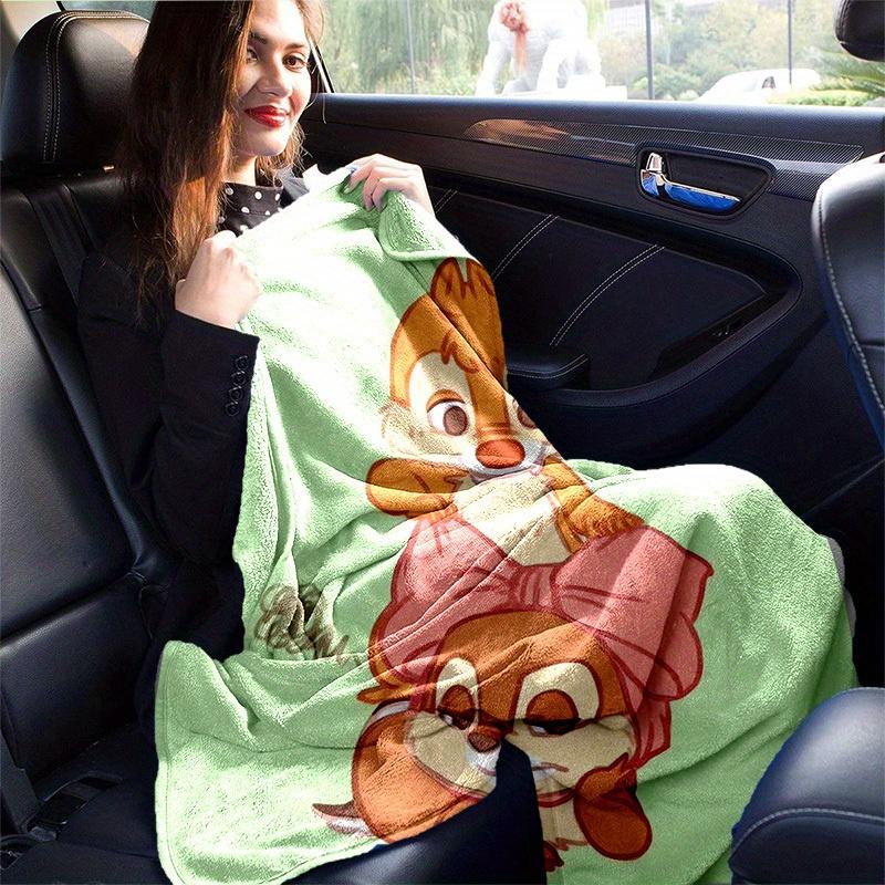 1pc, Charming Chip 'n' Dale Stuffed Animal Blanket Cute Cartoon Characters for Room Decor, Perfect Gift for Friends, Soft for Bedtime, Birth